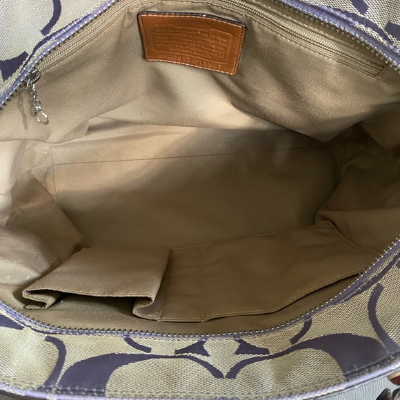 COACH Signature Jacquard Tote - Picture 4 of 6